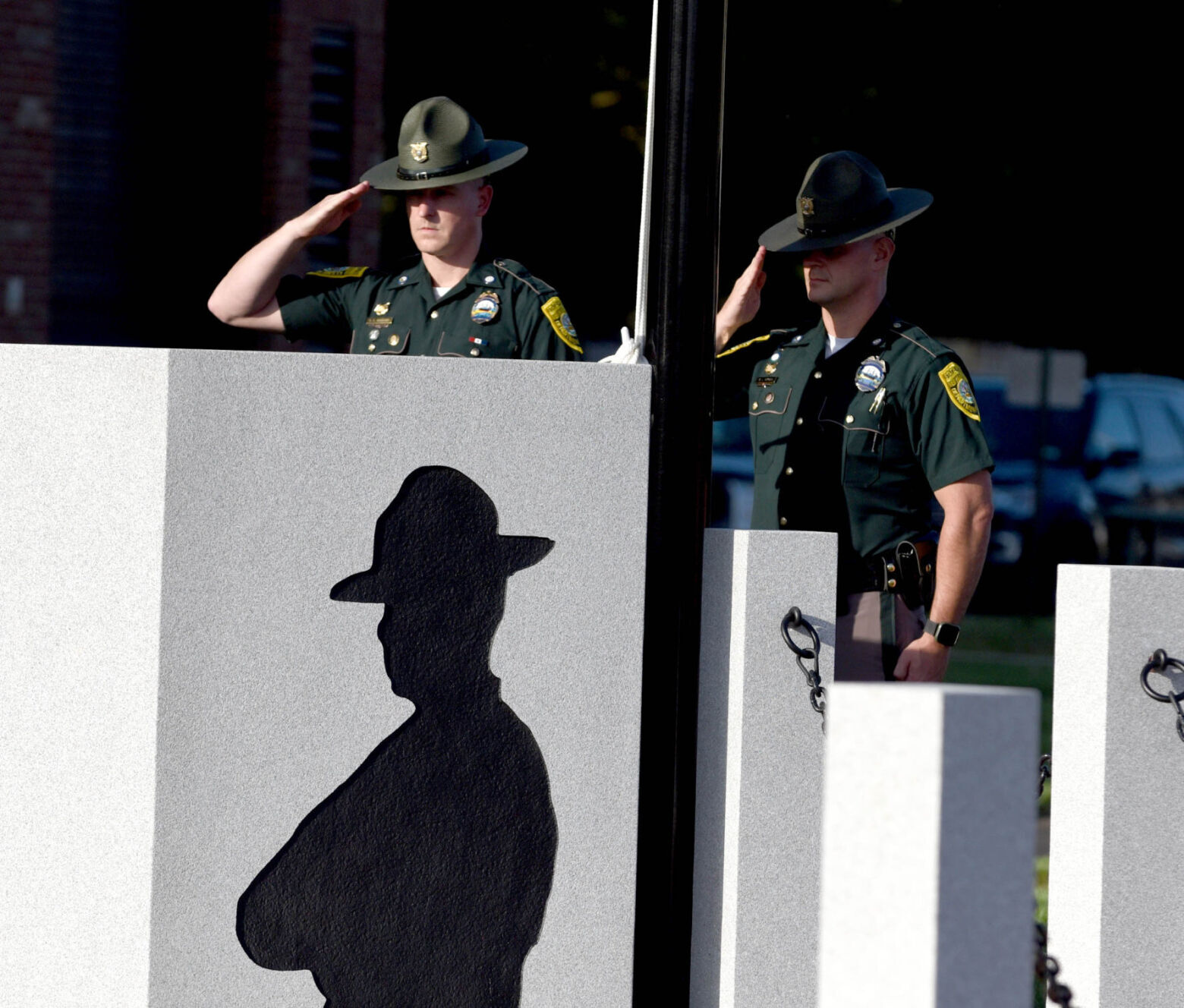 Fallen Troopers Memorial salute